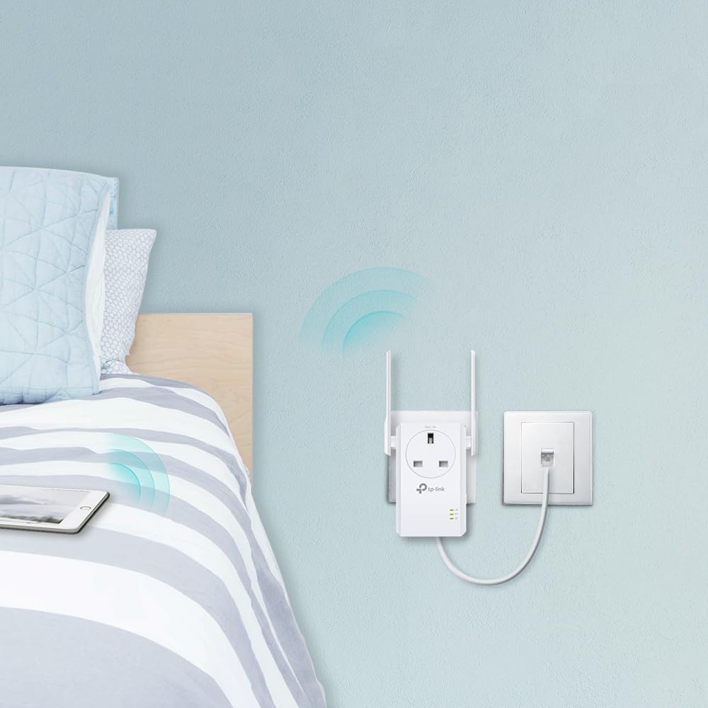 Buy TP-Link,TP-Link TL-WA860RE WiFi Extender Booster – N300Mbps with Passthrough Socket & Ethernet Port - Gadcet UK | UK | London | Scotland | Wales| Near Me | Cheap | Pay In 3 | Network Cards & Adapters